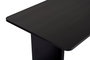 Nordure Mesa de Comedor Linza Madera Negra